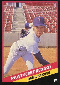 1988 CMC Pawtucket Red Sox #10 Dana Kiecker Front