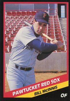 1988 CMC Pawtucket Red Sox #12 Bill McInnis Front