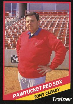 1988 CMC Pawtucket Red Sox #14 Tony Cleary Front