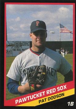 1988 CMC Pawtucket Red Sox #16 Pat Dodson Front