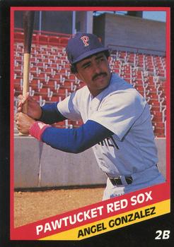 1988 CMC Pawtucket Red Sox #17 Angel Gonzalez Front