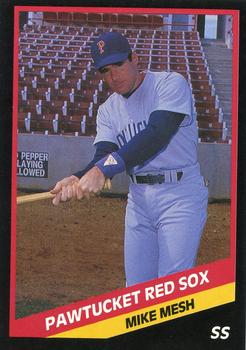 1988 CMC Pawtucket Red Sox #18 Mike Mesh Front