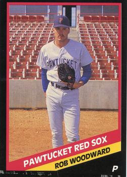 1988 CMC Pawtucket Red Sox #1 Rob Woodward Front