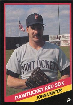 1988 CMC Pawtucket Red Sox #4 John Leister Front