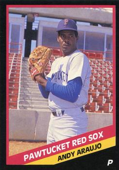 1988 CMC Pawtucket Red Sox #5 Andy Araujo Front