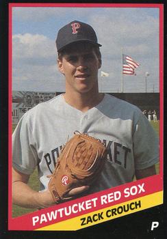 1988 CMC Pawtucket Red Sox #6 Zach Crouch Front