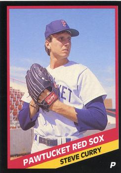 1988 CMC Pawtucket Red Sox #7 Steve Curry Front