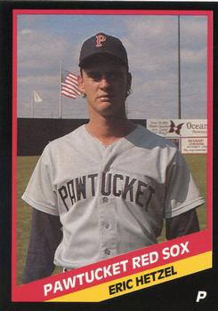1988 CMC Pawtucket Red Sox #8 Eric Hetzel Front