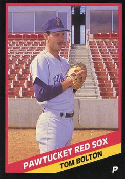 1988 CMC Pawtucket Red Sox #9 Tom Bolton Front