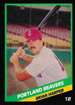 1988 CMC Portland Beavers #11 Brian Harper Front