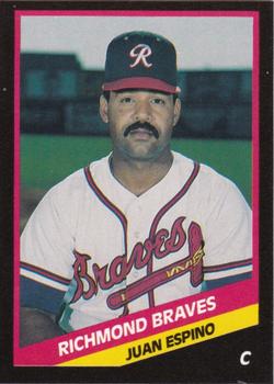 1988 CMC Richmond Braves #20 Juan Espino Front