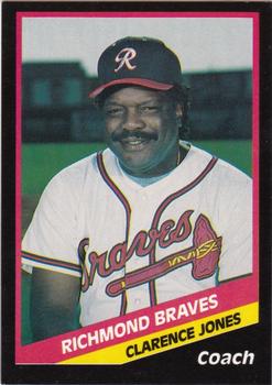 1988 CMC Richmond Braves #25 Clarence Jones Front
