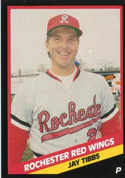1988 CMC Rochester Red Wings #10 Jay Tibbs Front