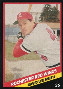 1988 CMC Rochester Red Wings #17 David Lee Smith Front