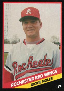 1988 CMC Rochester Red Wings #8 Dickie Noles Front