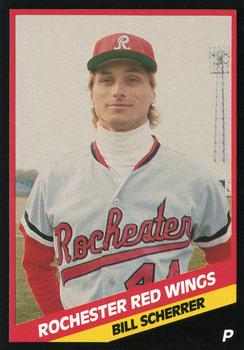 1988 CMC Rochester Red Wings #9 Bill Scherrer Front