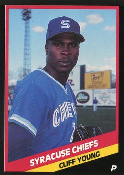 1988 CMC Syracuse Chiefs #8 Cliff Young Front