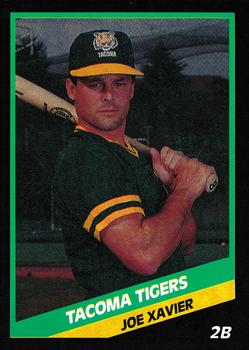 1988 CMC Tacoma Tigers #25 Joe Xavier Front