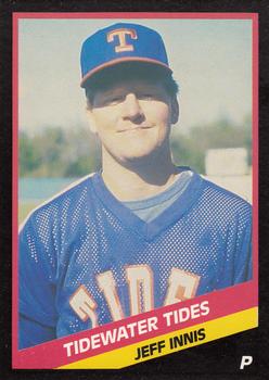 1988 CMC Tidewater Tides #3 Jeff Innis Front