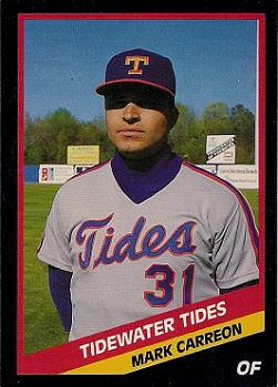 1988 CMC Tidewater Tides #22 Mark Carreon Front