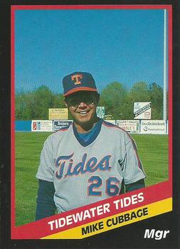 1988 CMC Tidewater Tides #24 Mike Cubbage Front