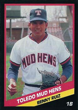 1988 CMC Toledo Mud Hens #16 Benny Ruiz Front