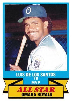 1988 CMC Triple A All-Stars #2 Luis De Los Santos Front