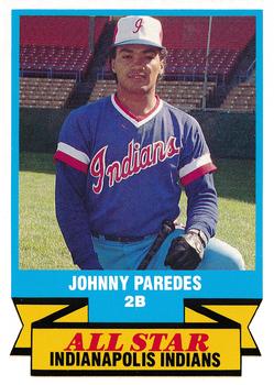 1988 CMC Triple A All-Stars #3 Johnny Paredes Front