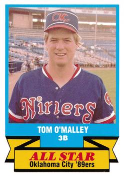 1988 CMC Triple A All-Stars #4 Tom O'Malley Front
