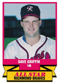1988 CMC Triple A All-Stars #17 Dave Griffin Front