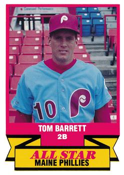 1988 CMC Triple A All-Stars #18 Tom Barrett Front