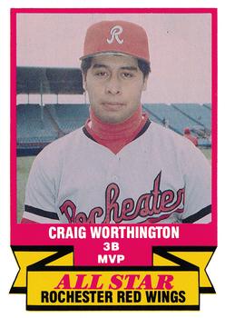 1988 CMC Triple A All-Stars #19 Craig Worthington Front