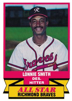 1988 CMC Triple A All-Stars #24 Lonnie Smith Front