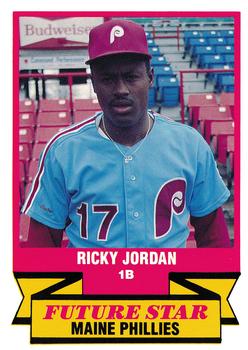 1988 CMC Triple A All-Stars #28 Ricky Jordan Front