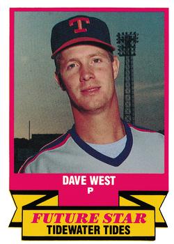 1988 CMC Triple A All-Stars #29 Dave West Front