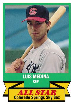 1988 CMC Triple A All-Stars #38 Luis Medina Front