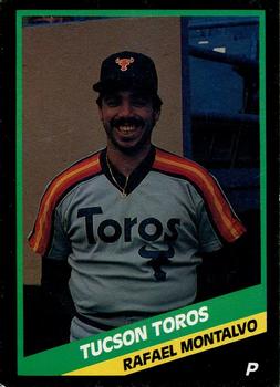 1988 CMC Tucson Toros #6 Rafael Montalvo Front