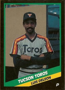 1988 CMC Tucson Toros #10 Luis DeLeon Front
