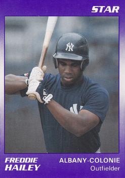 1990 Star Albany-Colonie Yankees #6 Freddie Hailey Front