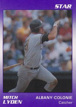 1990 Star Albany-Colonie Yankees #9 Mitch Lyden Front