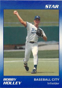 1990 Star Baseball City Royals #12 Bobby Holley Front