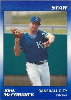 1990 Star Baseball City Royals #16 John McCormick Front