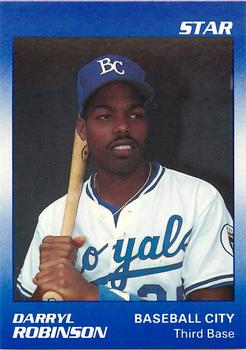 1990 Star Baseball City Royals #21 Darryl Robinson Front