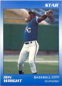 1990 Star Baseball City Royals #27 Don Wright Front
