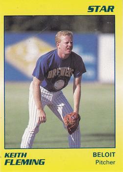 1990 Star Beloit Brewers #7 Keith Fleming Front
