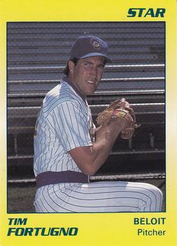 1990 Star Beloit Brewers #8 Tim Fortugno Front