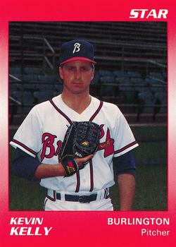1990 Star Burlington Braves #15 Kevin Kelly Front