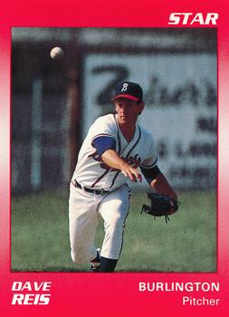 1990 Star Burlington Braves #20 Dave Reis Front
