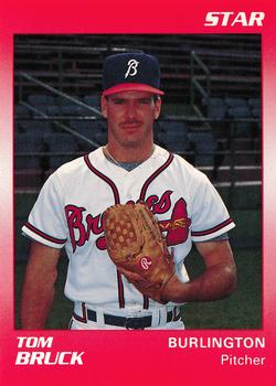 1990 Star Burlington Braves #5 Tom Bruck Front