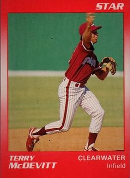 1990 Star Clearwater Phillies #14 Terry McDevitt Front